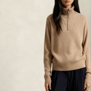 Polo Ralph Lauren Cashmere Half-zip Jumper NWOT